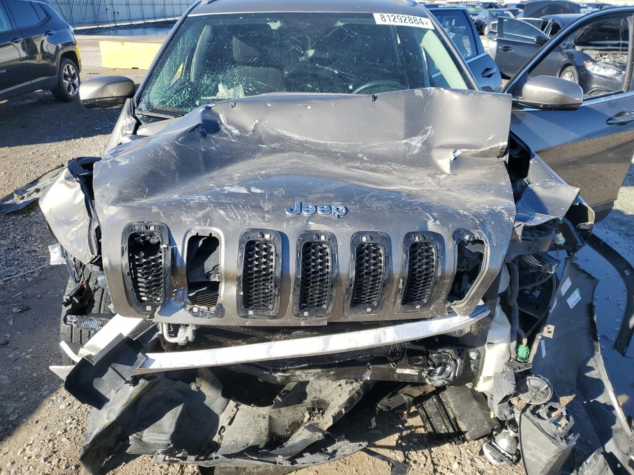 2016 Jeep Grand Cherokee VIN 1C4PJMCS7GW237236 Copart auction photo, front end damage thumbnail 11