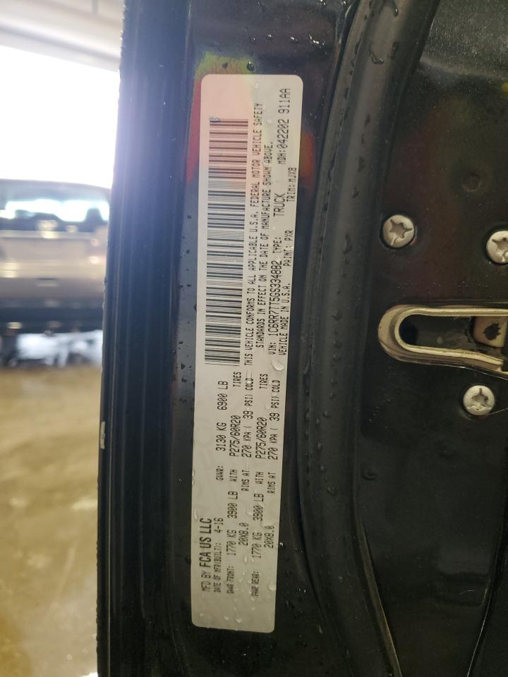 2016 RAM 1500 VIN 1C6RR7TT5GS334882 Copart auction photo, front end damage thumbnail 13