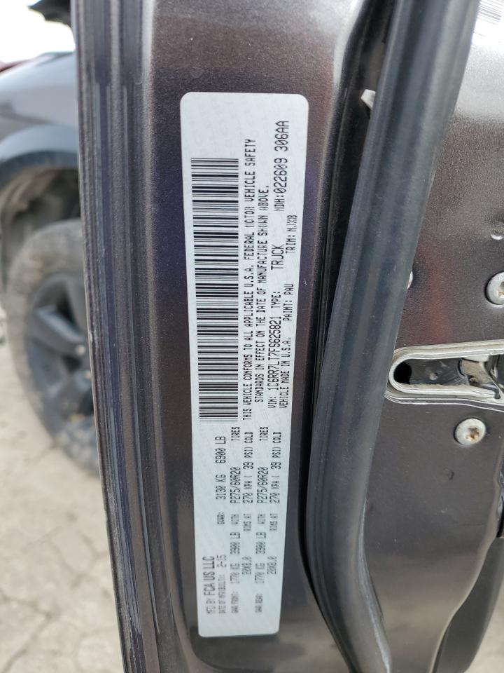 2015 RAM 1500 VIN 1C6RR7LT7FS625821 Copart auction photo, front end damage thumbnail 14