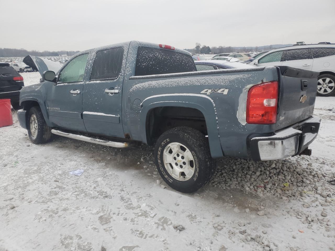 2008 Chevrolet Silverado VIN 2GCEK13M581114113 Copart auction photo, front end / side damage thumbnail 2