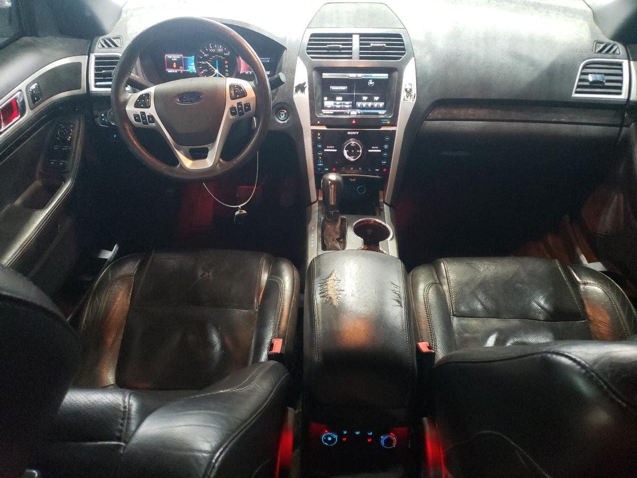 2015 Ford Explorer VIN 1FM5K7F89FGC02241 Copart auction photo, front end / hail damage thumbnail 8