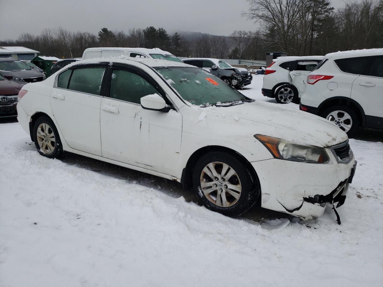 2008 Honda Accord VIN 1HGCP26408A113677 Copart auction photo, front end / undercarriage damage thumbnail 4