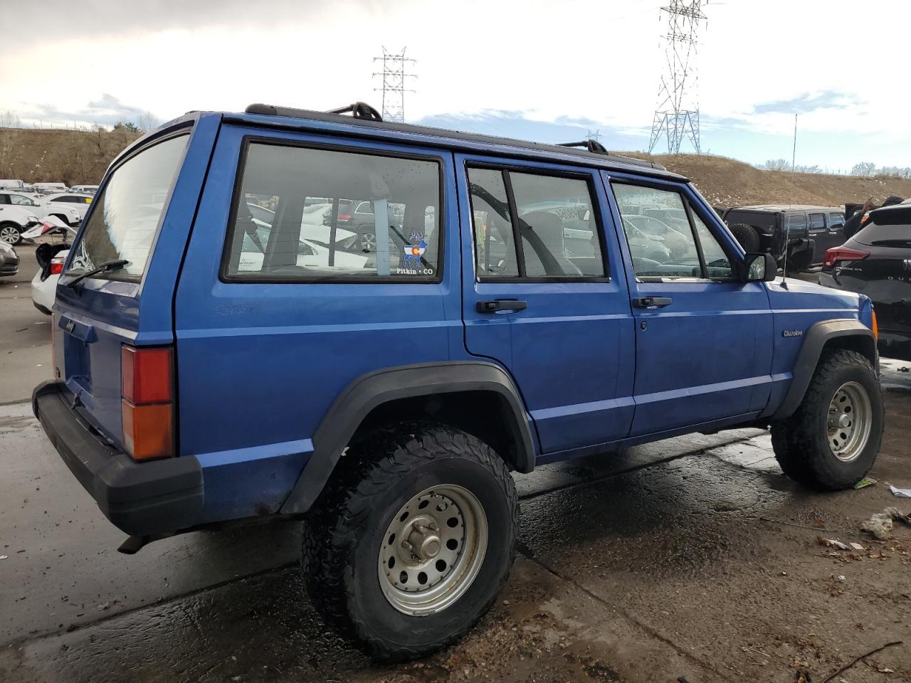 1995 Jeep Grand Cherokee VIN 1J4FJ28S9SL667332 Copart auction photo, front end damage thumbnail 3