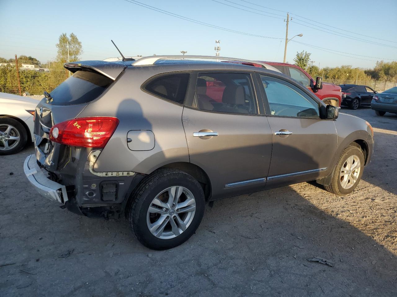 2013 Nissan Rogue VIN JN8AS5MV6DW617203 Copart auction photo, rear end / minor dent/scratches damage thumbnail 3