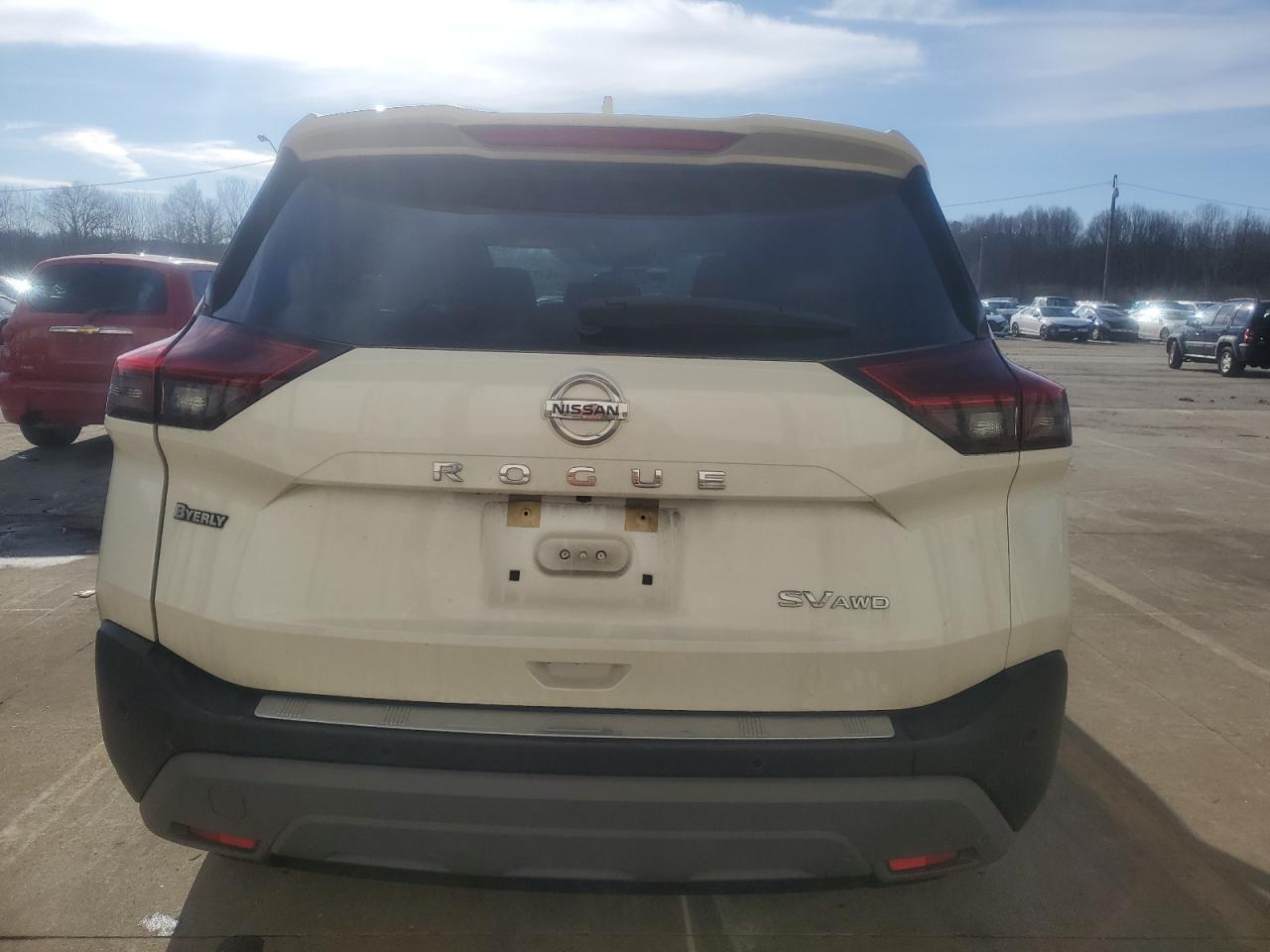 2021 Nissan Rogue VIN JN8AT3BB1MW221156 Copart auction photo, side damage thumbnail 6