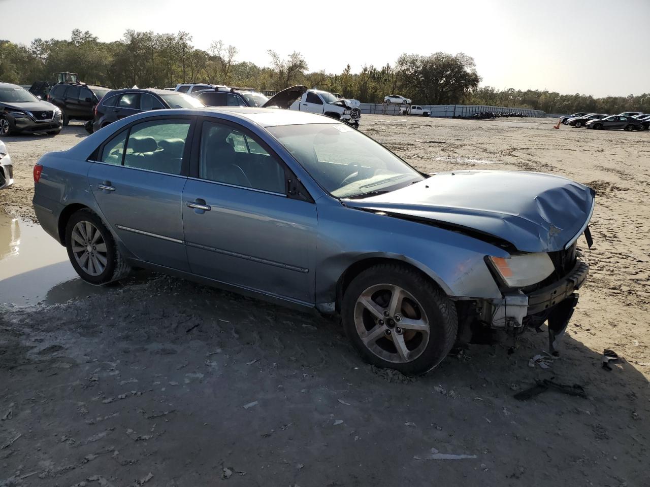 2009 Hyundai Sonata VIN 5NPEU46C79H472540 Copart auction photo, front end / minor dent/scratches damage thumbnail 4
