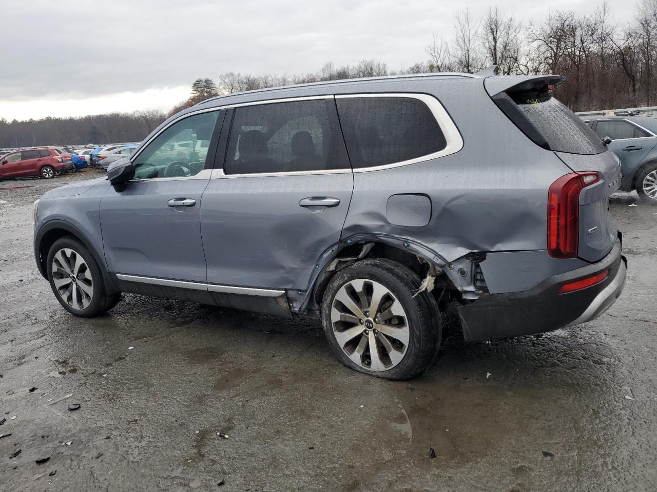 2020 KIA Telluride VIN 5XYP6DHC4LG081716 Copart auction photo, side / rear end damage thumbnail 2