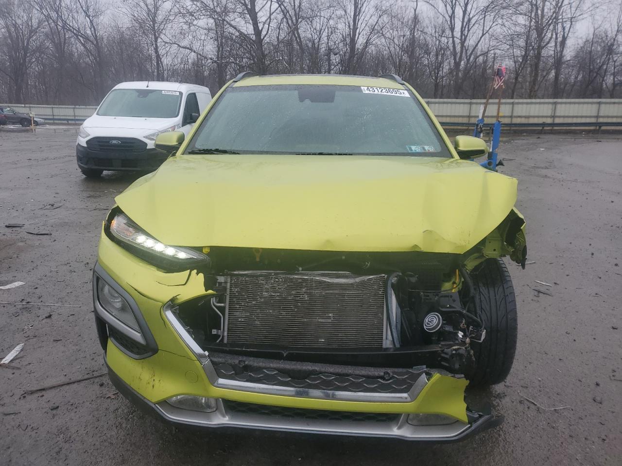 2020 Hyundai Kona VIN KM8K3CA54LU473047 Copart auction photo, front end damage thumbnail 5