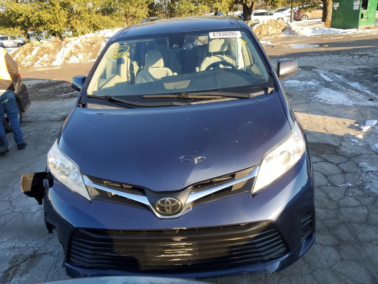 2020 Toyota Sienna VIN 5TDKZ3DC7LS023636 Copart auction photo, side / front end damage thumbnail 5