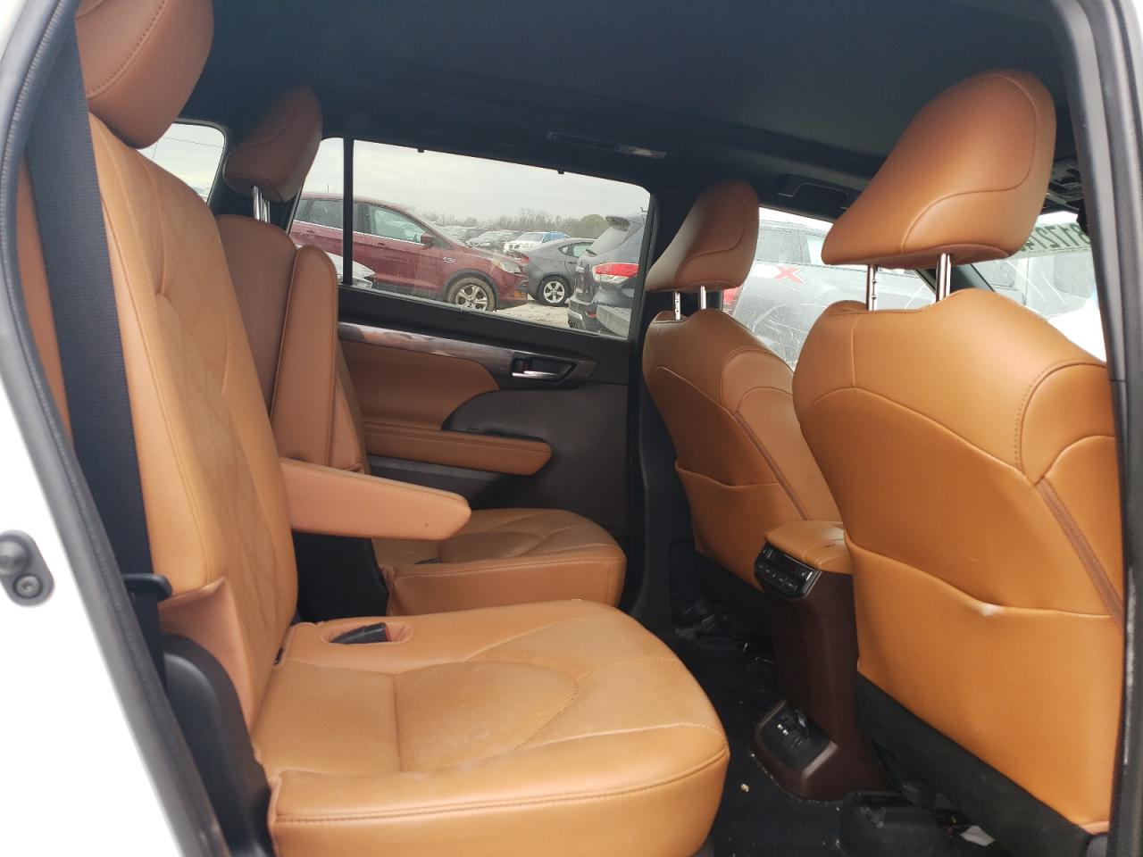 2021 Toyota Highlander VIN 5TDEBRCH6MS025249 Copart auction photo, front end / side damage thumbnail 13