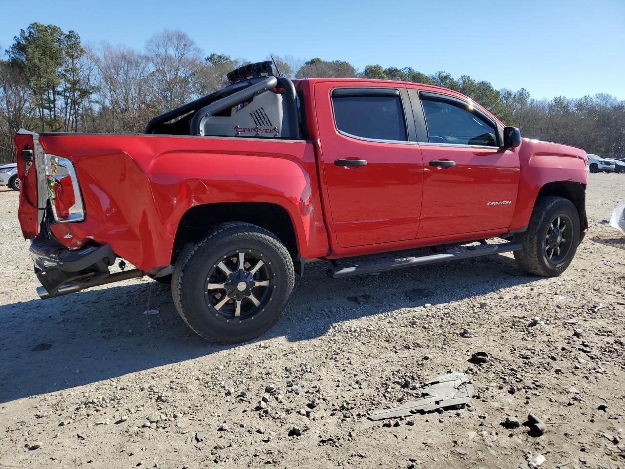 2016 GMC Canyon VIN 1GTG5CE30G1354111 Copart auction photo, front end / rear end damage thumbnail 3