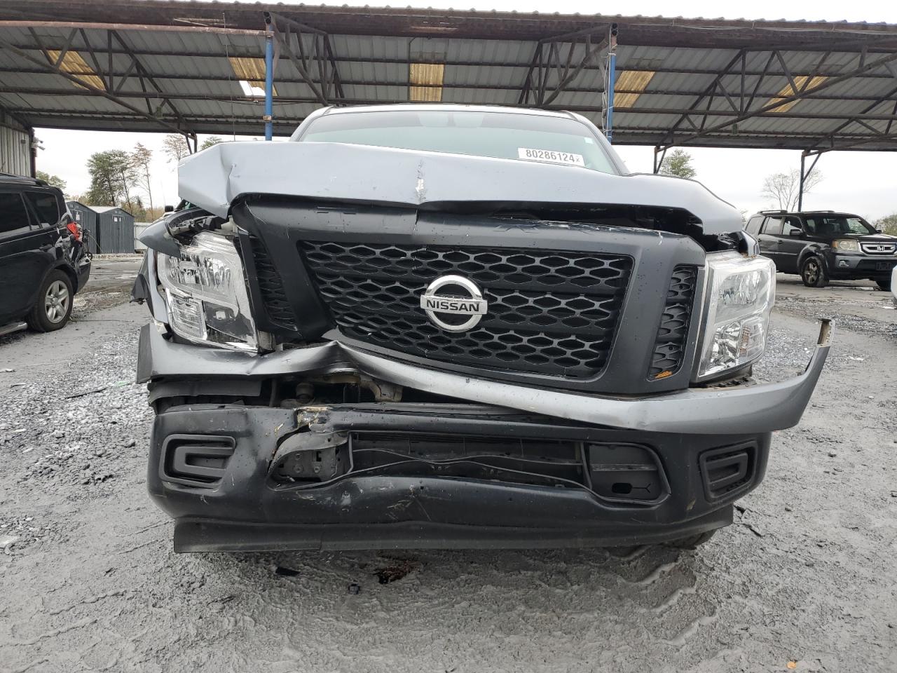 2018 Nissan Titan VIN 1N6AA1EJXJN549408 Copart auction photo, front end damage thumbnail 5