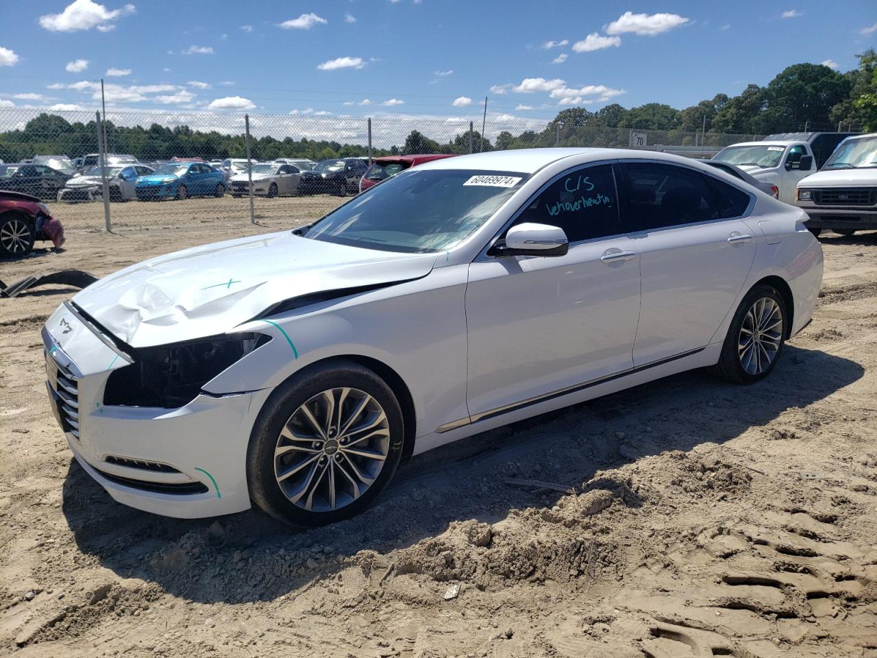 2017 Genesis G80 VIN KMHGN4JE9HU168494