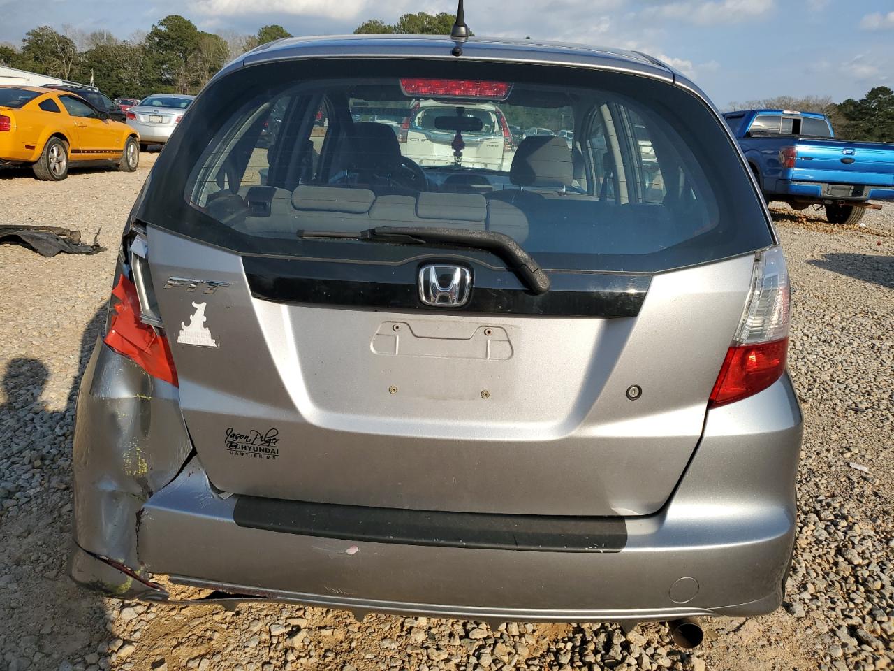 2010 Honda Fit VIN JHMGE8G2XAS015776 Copart auction photo, rear end damage thumbnail 6