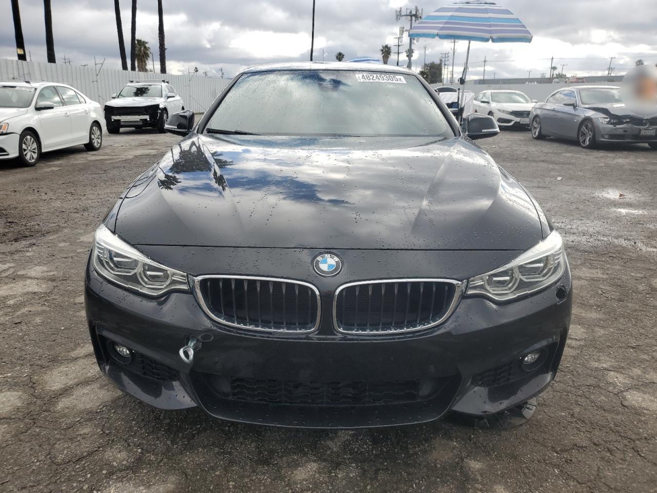 2017 BMW 4er VIN WBA4U7C35H5J55028 Copart auction photo, side / rear end damage thumbnail 5