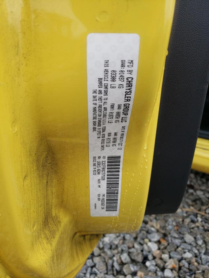 2013 Fiat 500 VIN 3C3CFFBR3DT575328 Copart auction photo, rear end / front end damage thumbnail 13