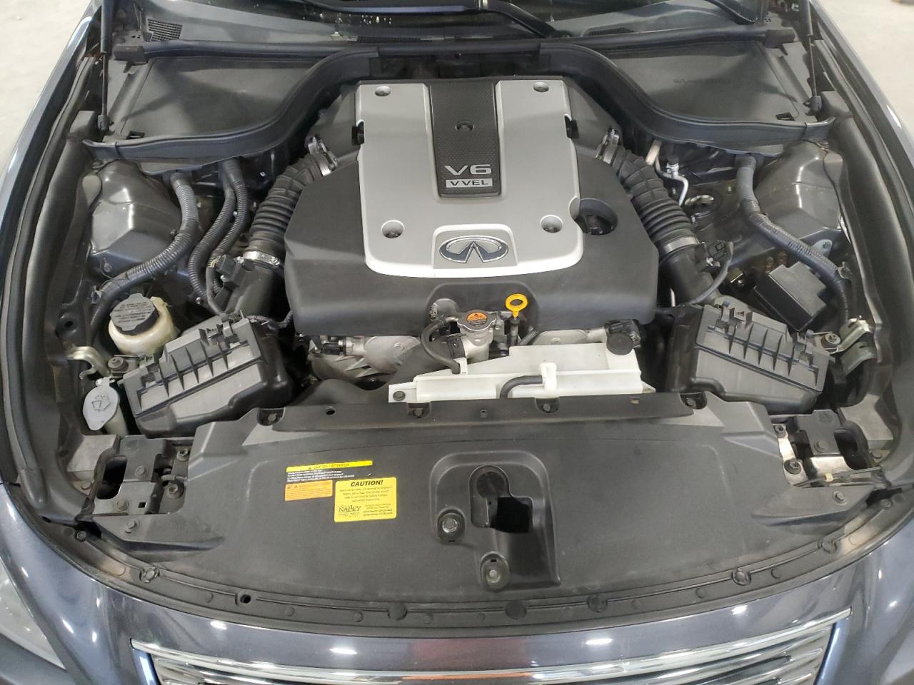 2013 Infiniti G VIN JN1CV6EK3DM923974 Copart auction photo, side damage thumbnail 12