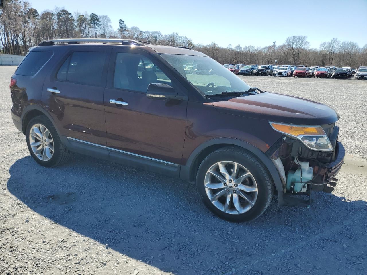 2012 Ford Explorer VIN 1FMHK7D87CGA34725 Copart auction photo, front end damage thumbnail 4