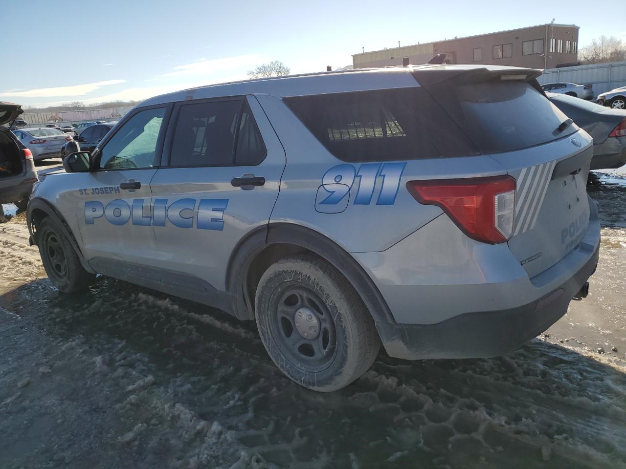 2020 Ford Explorer VIN 1FM5K8AB5LGB76158 Copart auction photo, front end damage thumbnail 2
