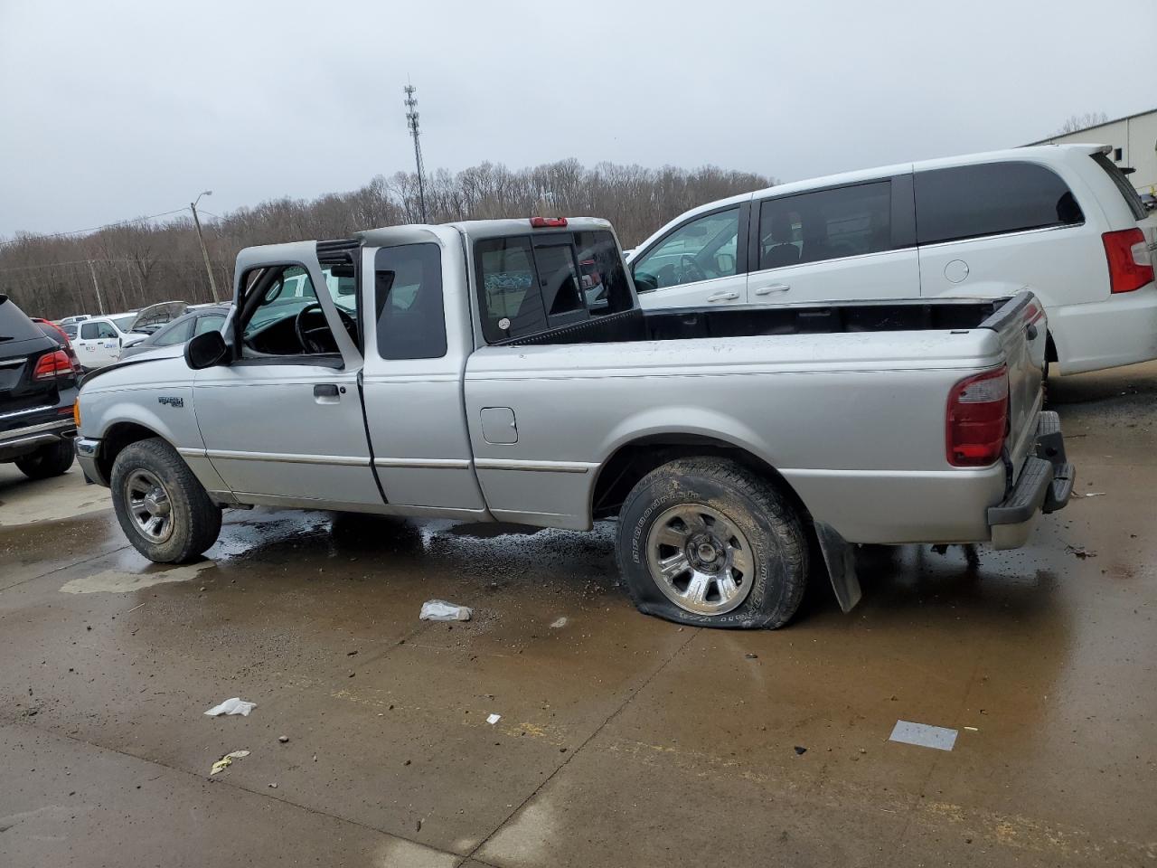 2003 Ford Ranger VIN 1FTYR44U83PB63746 Copart auction photo, rollover damage thumbnail 2