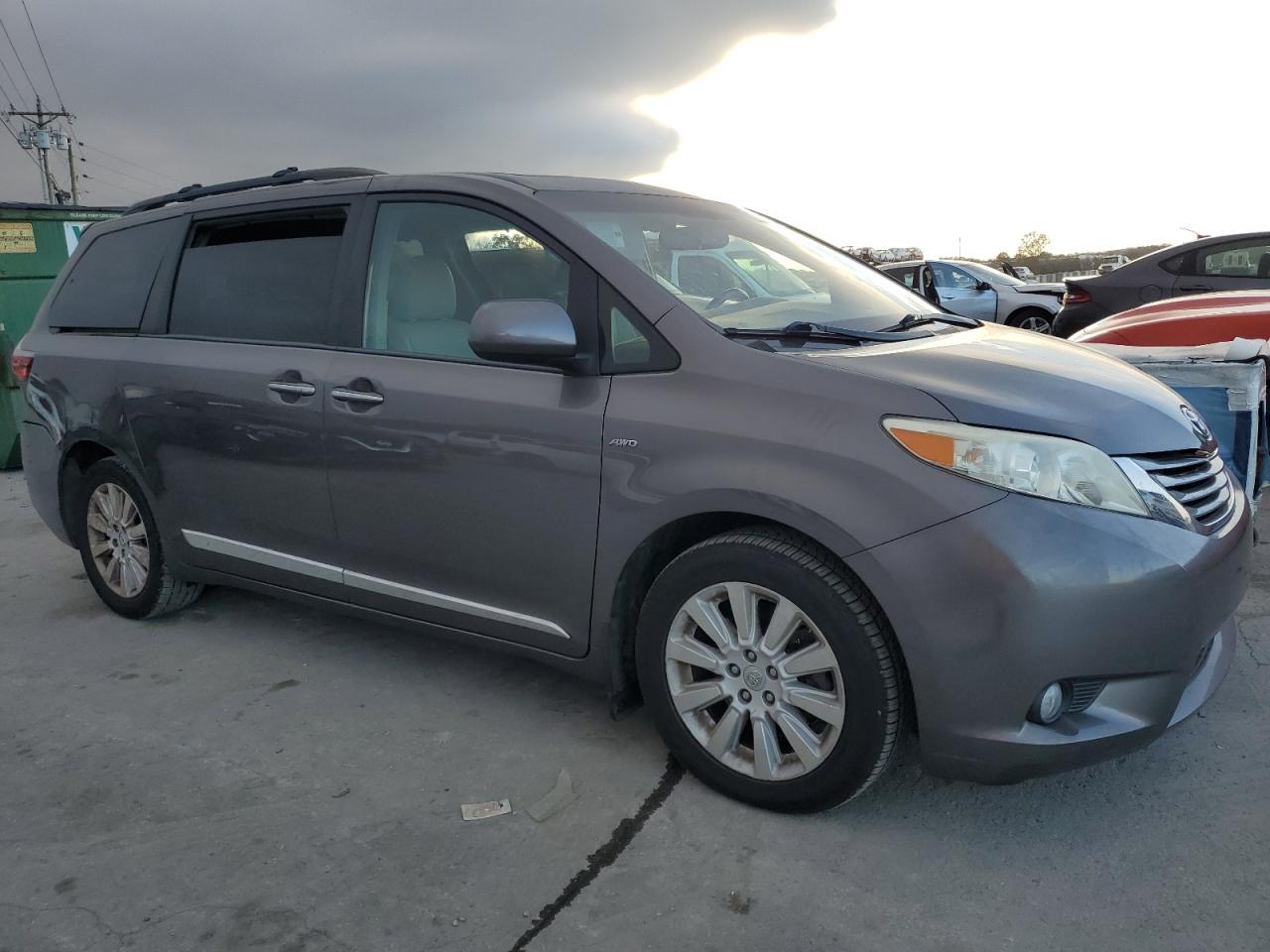 2016 Toyota Sienna VIN 5TDDK3DC9GS142193 Copart auction photo, rear end damage thumbnail 4