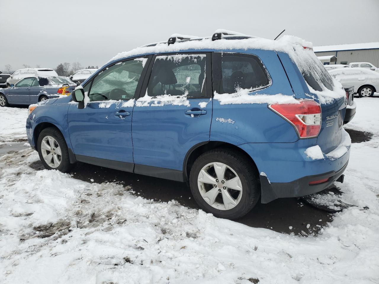 2015 Subaru Forester VIN JF2SJABC0FH578078 Copart auction photo, top/roof damage thumbnail 2