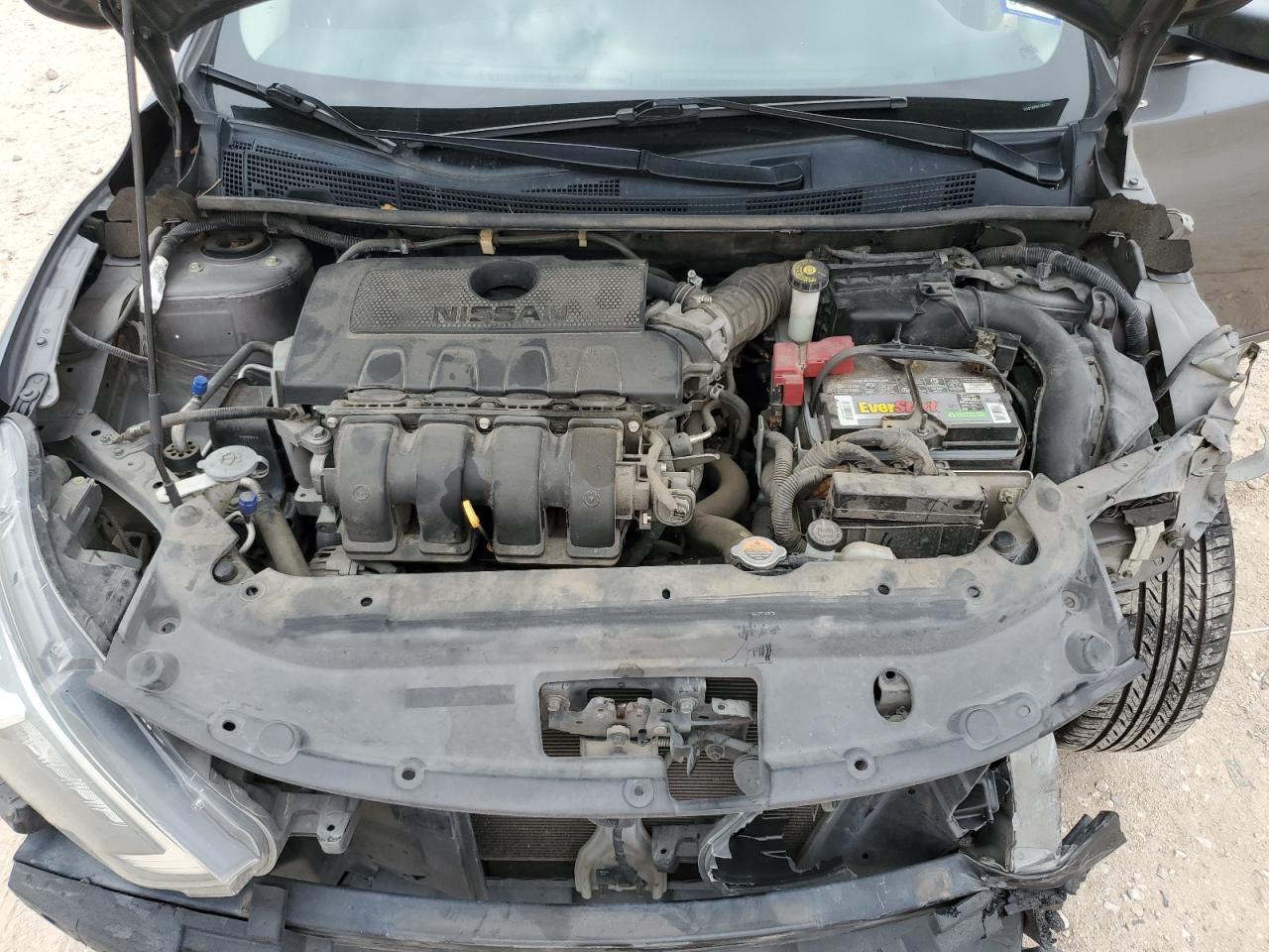 2017 Nissan Sentra VIN 3N1AB7AP0HY354799 Copart auction photo, front end / all over damage thumbnail 12