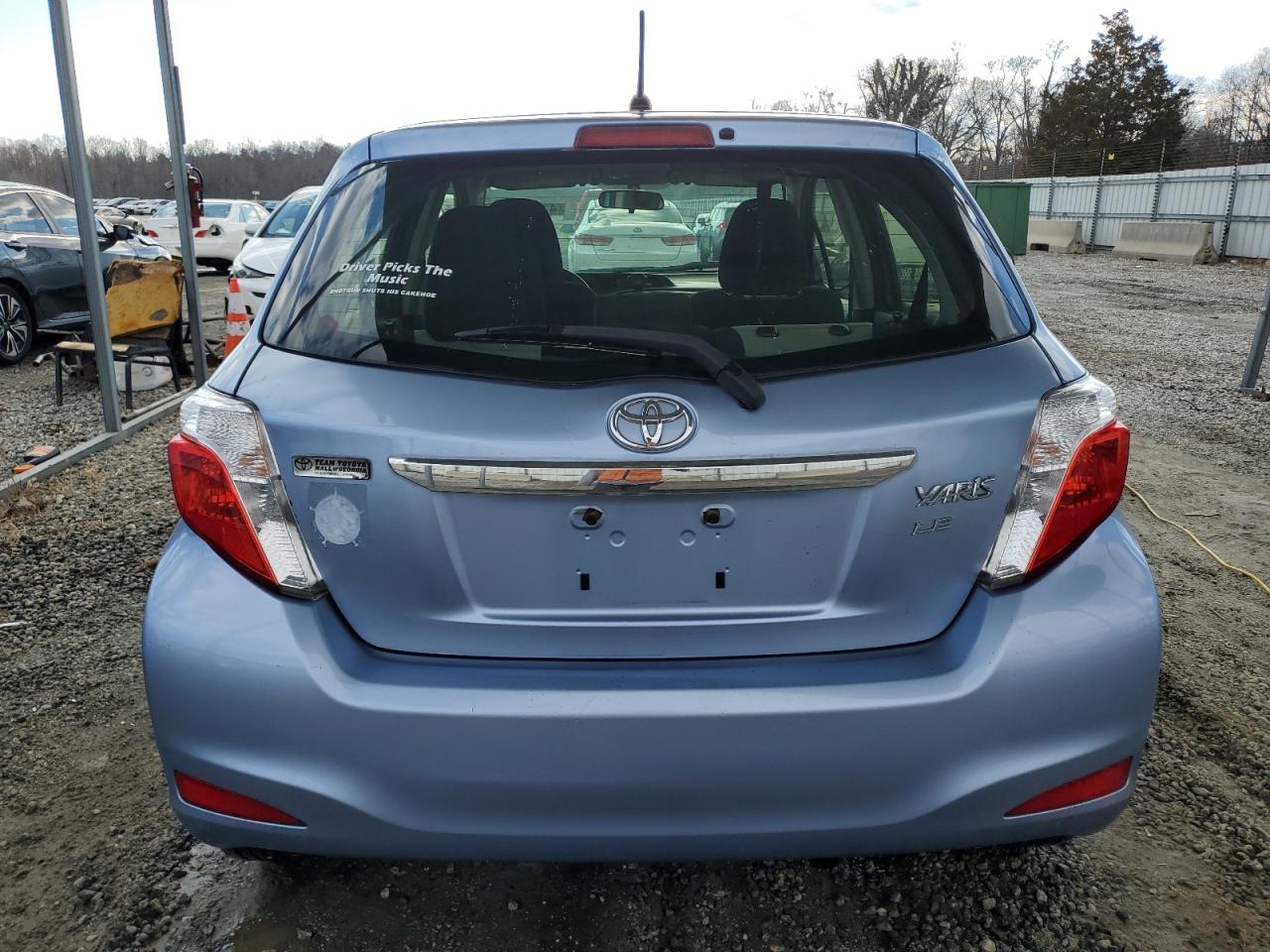 2012 Toyota Yaris VIN JTDKTUD3XCD517783 Copart auction photo, front end damage thumbnail 6