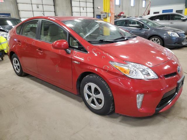 2013 Toyota Prius VIN JTDKN3DU4D1724962 Copart auction photo, hail damage thumbnail 4