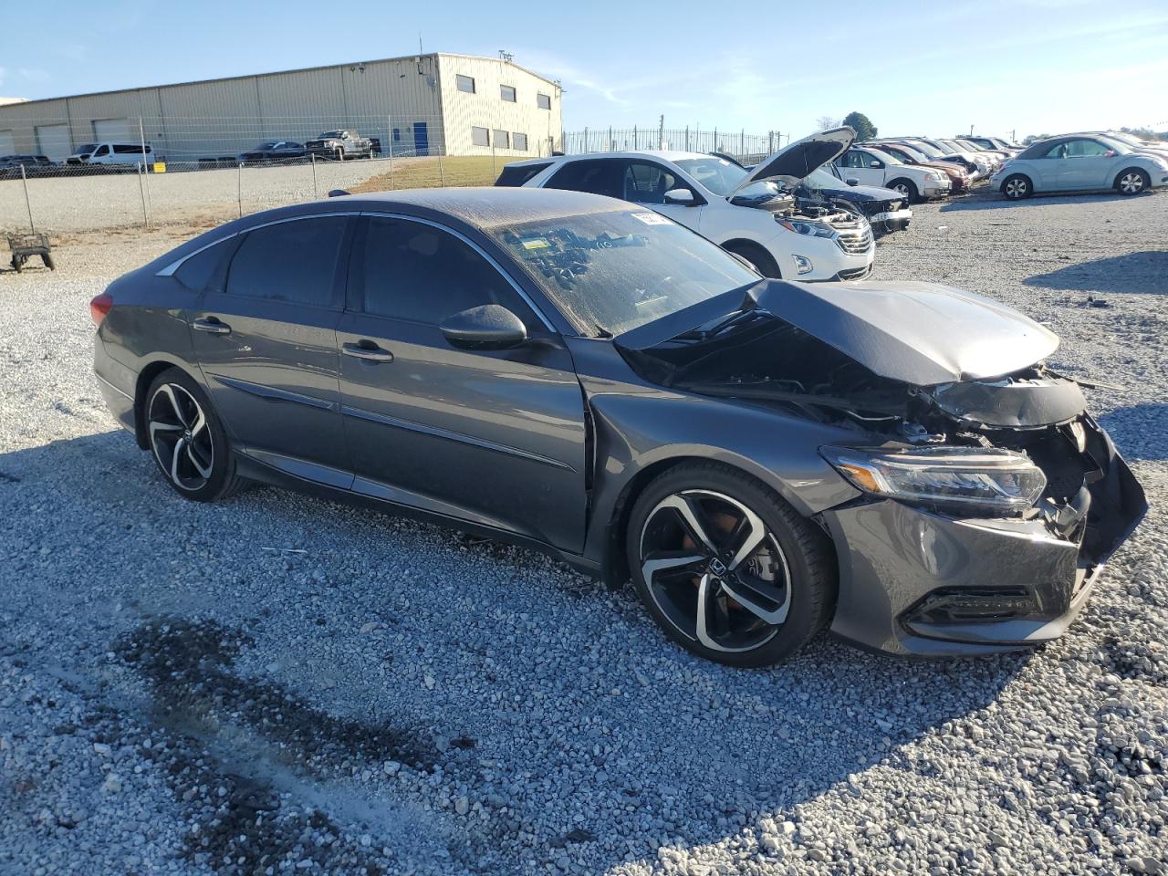 2018 Honda Accord VIN 1HGCV1F32JA066973 Copart auction photo, front end / mechanical damage thumbnail 4