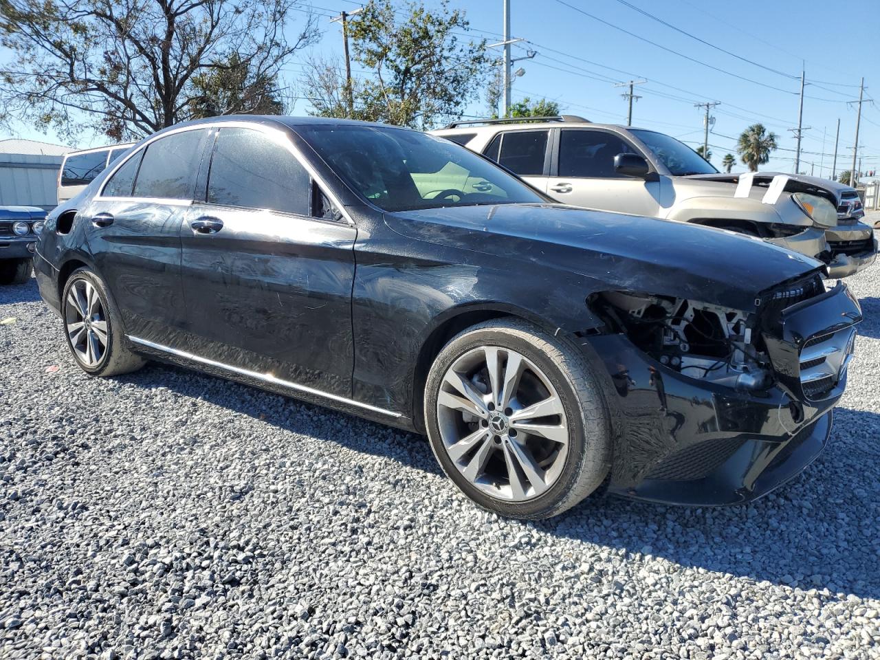 2020 Mercedes-Benz C-klasse VIN 55SWF8DB3LU332831 Copart auction photo, front end damage thumbnail 4