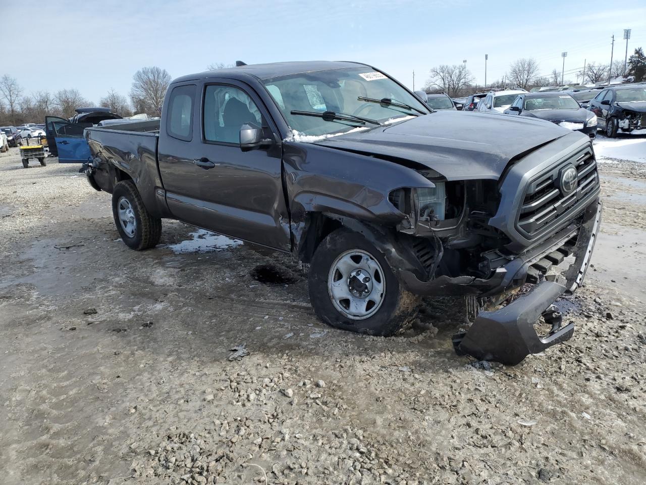 2018 Toyota Tacoma VIN 5TFSX5EN5JX062413 Copart auction photo, front end / rear end damage thumbnail 4
