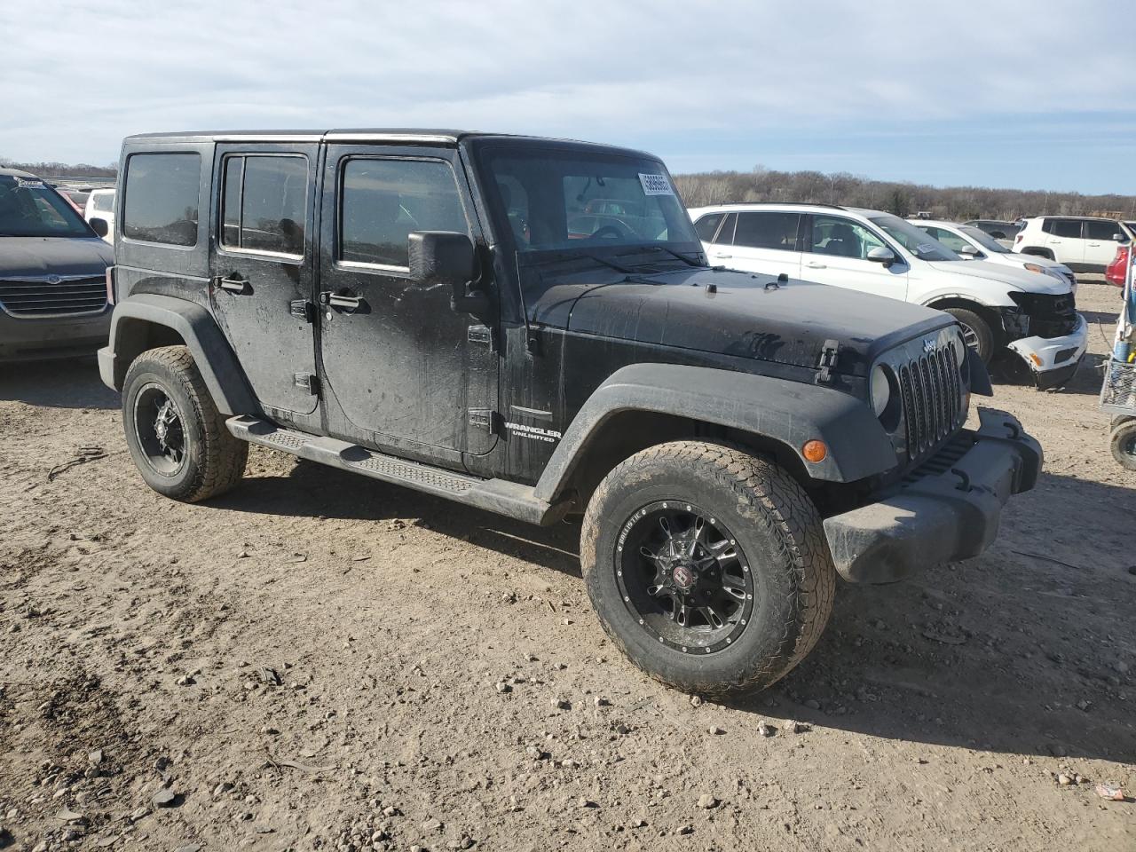 2013 Jeep Wrangler VIN 1C4HJWDG0DL660022 Copart auction photo, side damage thumbnail 4