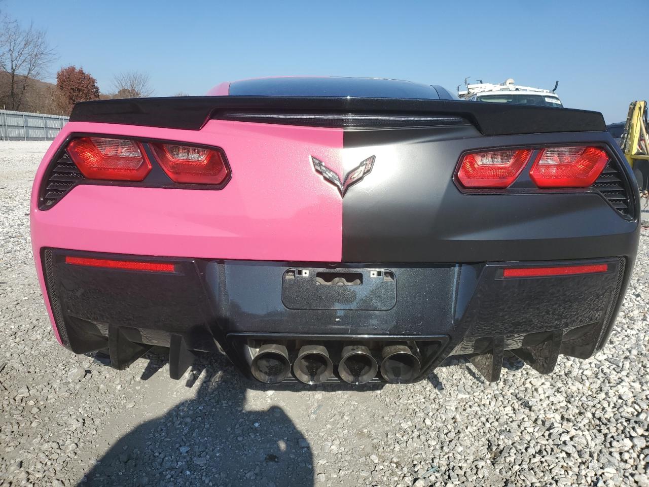 2019 Chevrolet Corvette VIN 1G1YD2D71K5116381 Copart auction photo, front end / rear end damage thumbnail 6