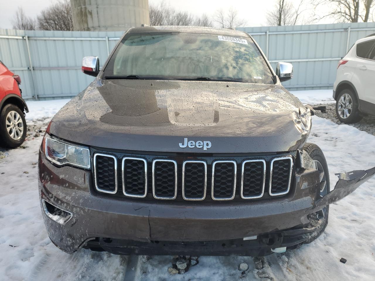 2018 Jeep Grand Cherokee VIN 1C4RJFBG1JC333762 Copart auction photo, front end / undercarriage damage thumbnail 5