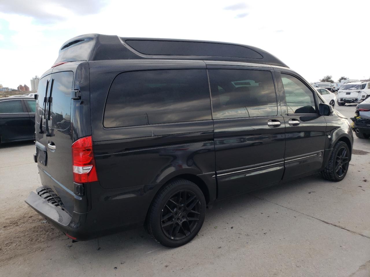 2016 Mercedes-Benz Metris VIN WD4PG2EE6G3146539 Copart auction photo, front end / side damage thumbnail 3