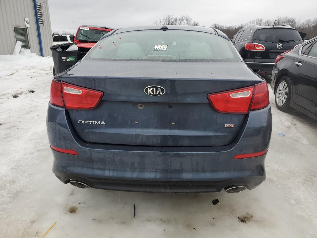 2015 KIA Optima VIN 5XXGM4A76FG450748 Copart auction photo, front end / minor dent/scratches damage thumbnail 6