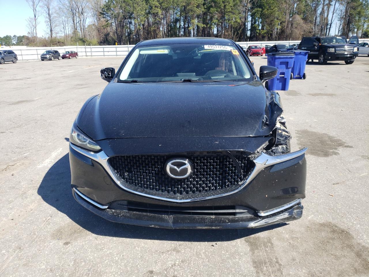 2018 Mazda 6 VIN JM1GL1WY4J1300693 Copart auction photo, front end / side damage thumbnail 5