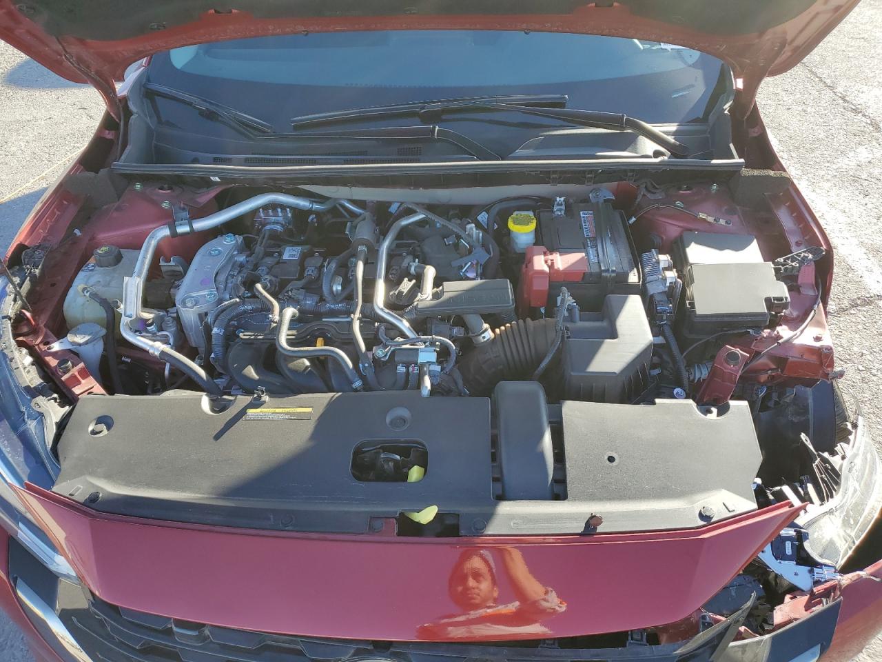 2024 Nissan Sentra VIN 3N1AB8DV1RY379714 Copart auction photo, front end / undercarriage damage thumbnail 13