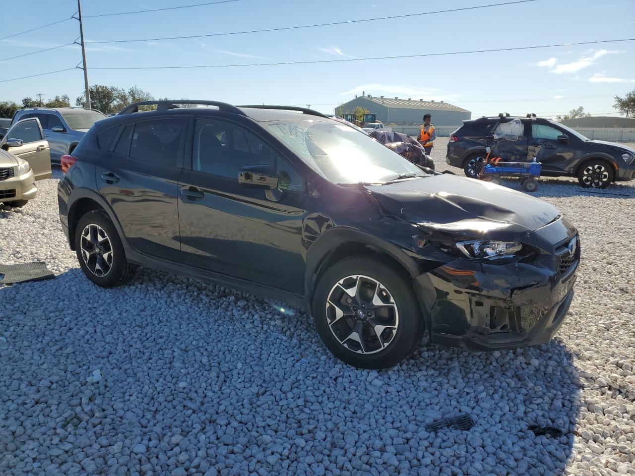 2019 Subaru XV VIN JF2GTAEC8K8368348 Copart auction photo, front end / mechanical damage thumbnail 4