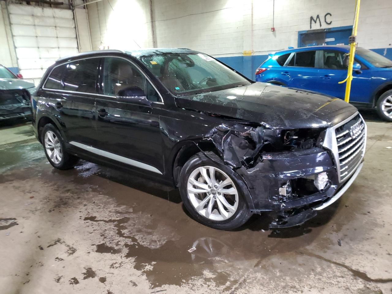 2018 Audi Q7 VIN WA1LAAF72JD051024 Copart auction photo, front end damage thumbnail 4