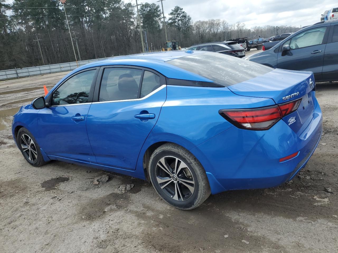 2022 Nissan Sentra VIN 3N1AB8CV7NY288247 Copart auction photo, side / front end damage thumbnail 2