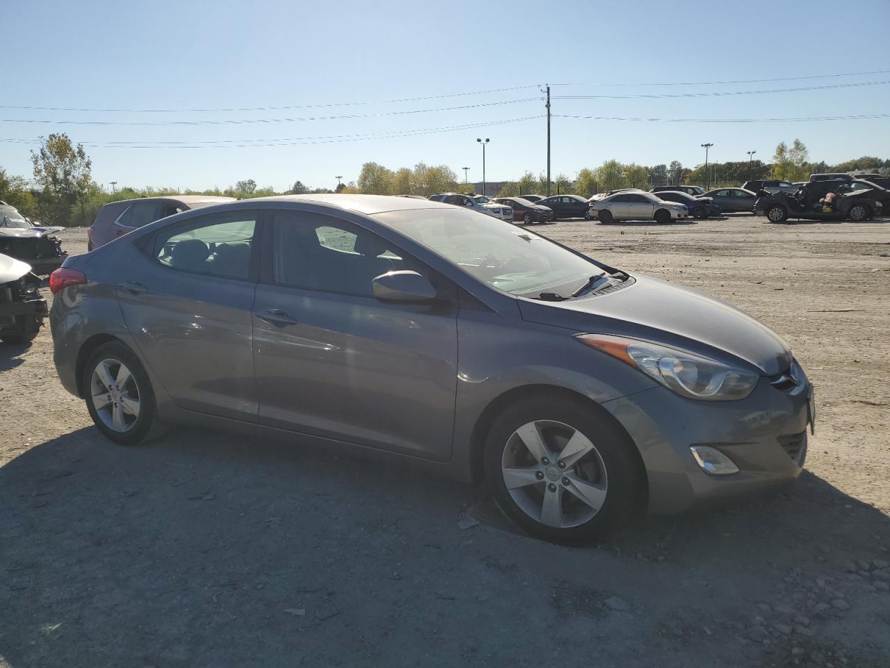 2013 Hyundai Elantra VIN 5NPDH4AEXDH392845 Copart auction photo, side / minor dent/scratches damage thumbnail 4