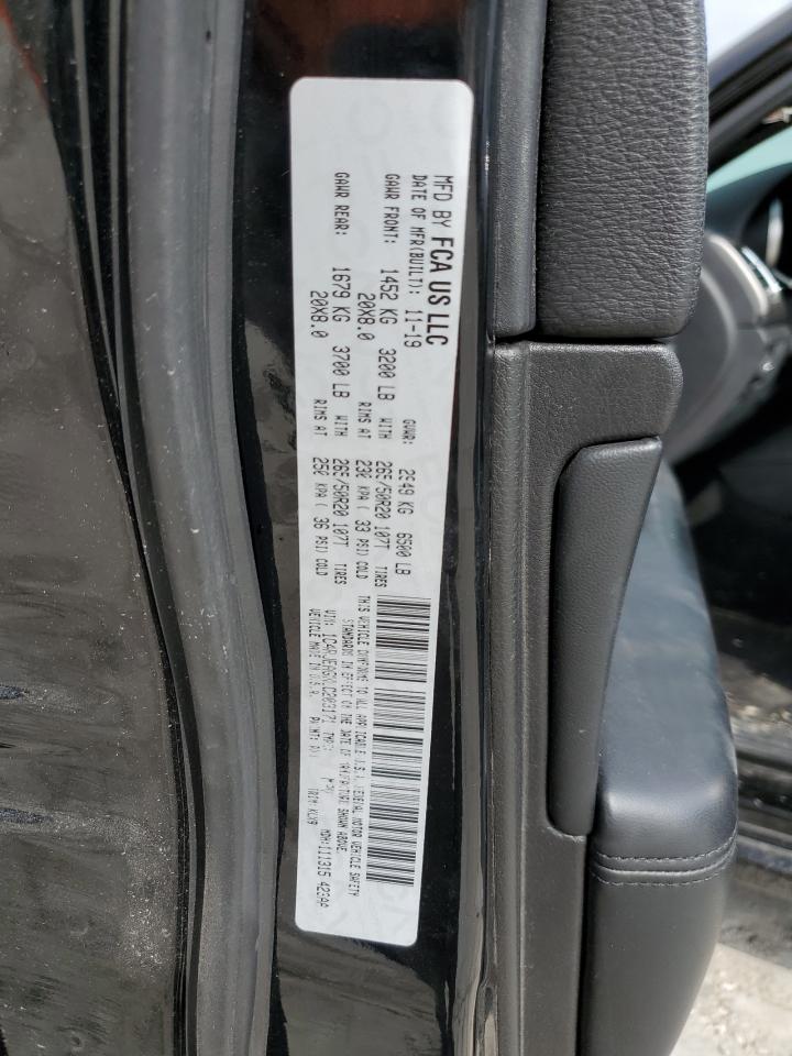 2020 Jeep Grand Cherokee VIN 1C4RJEAGXLC203171 Copart auction photo, front end / side damage thumbnail 14