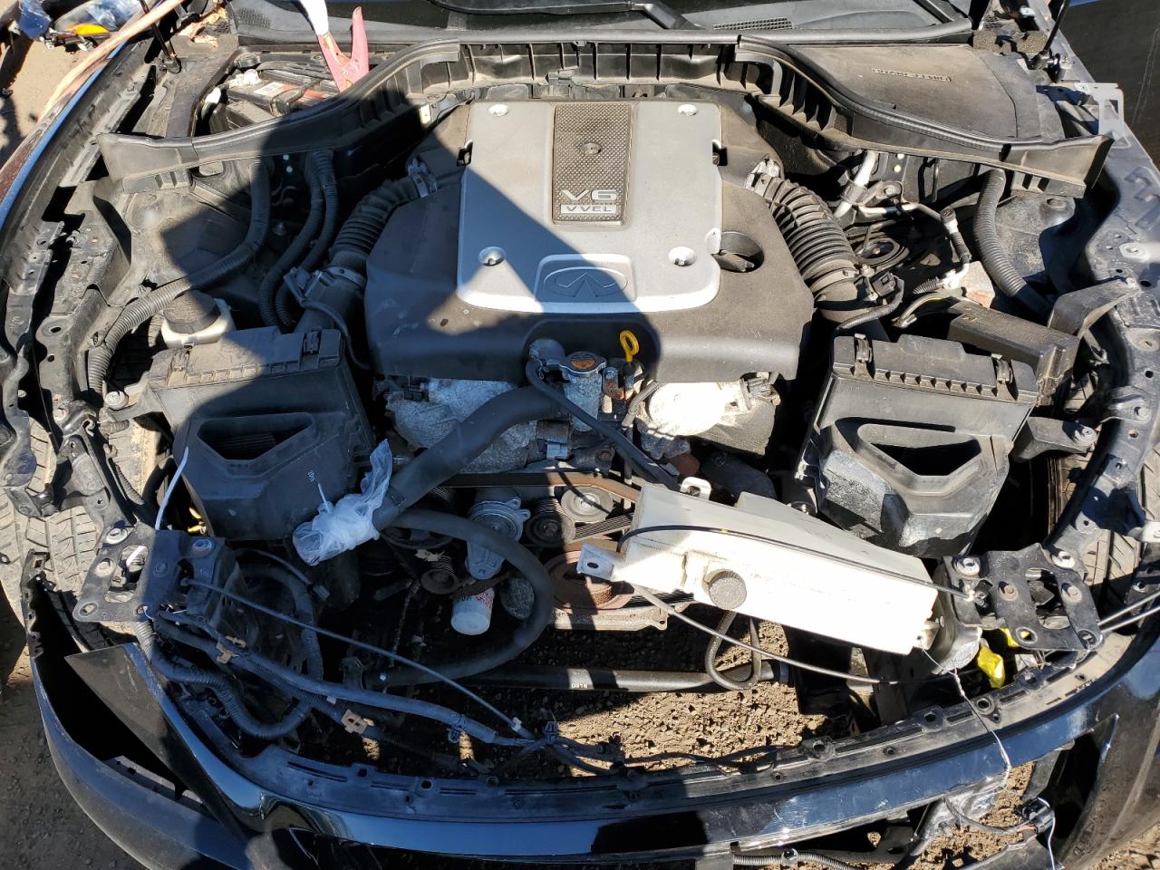 2013 Infiniti M VIN JN1BY1AR7DM603548 Copart auction photo, front end damage thumbnail 11