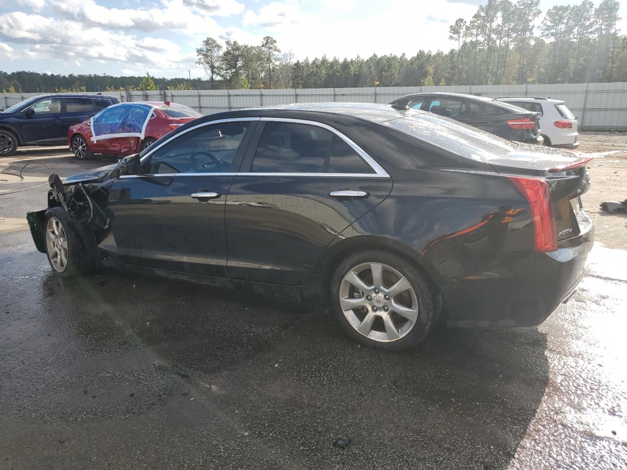 2013 Cadillac ATS VIN 1G6AG5RXXD0164605 Copart auction photo, front end / side damage thumbnail 2