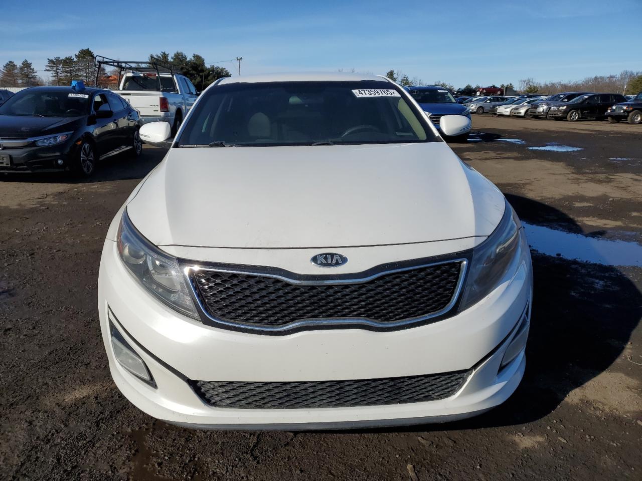 2015 KIA Optima VIN KNAGM4AD0F5087161 Copart auction photo, rear end / mechanical damage thumbnail 5