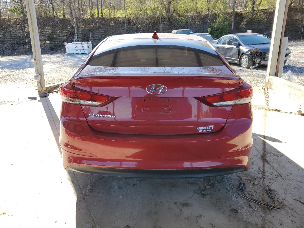 2017 Hyundai Elantra VIN 5NPD84LFXHH210072 Copart auction photo, front end damage thumbnail 6
