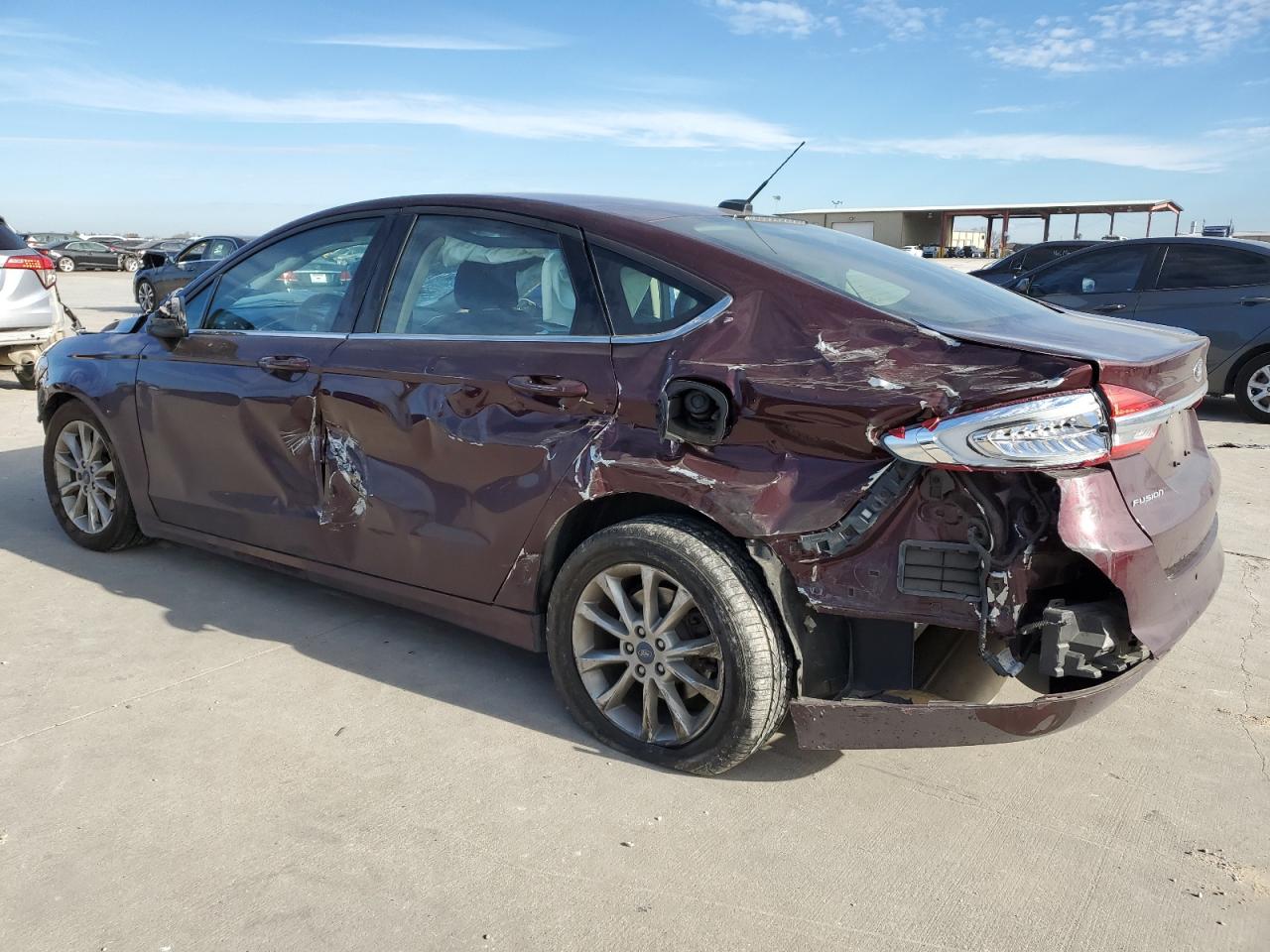 2017 Ford Fusion VIN 3FA6P0H71HR396030 Copart auction photo, all over damage thumbnail 2