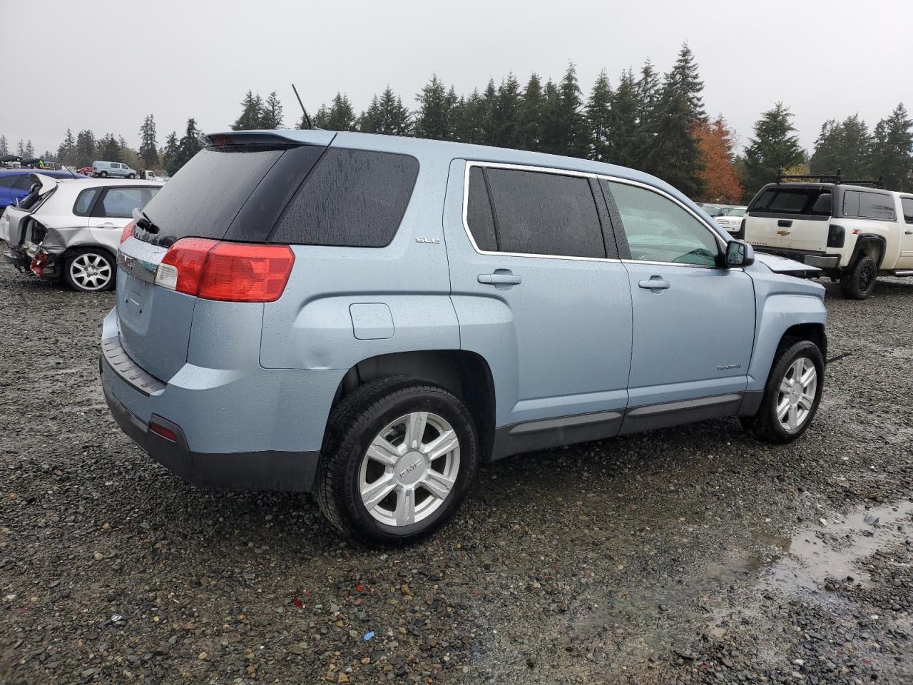 2014 GMC Terrain VIN 2GKALMEK4E6138172 Copart auction photo, front end damage thumbnail 3